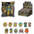 Monogram International - 3D Foam Collectible Bag Clips - TMNT Retro - 24pc Blind Bag Display - 24 Pack