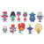 Monogram International - 3D Foam Collectible Bag Clips - Trolls 2: World Tour - 24pc Blind Bag Display - 24 Pack