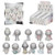 Monogram International - 3D Foam Collectible Bag Clips - Disney 100 Anniversary - S02 - 24pc Blind Bag Display - 24 Pack