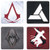 Abysse America - Coasters - Assassin's Creed - Assorted 4-Pack - 4 Pack