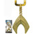 Monogram International - Keychains - Justice League - Pewter Aquaman Logo (Gold) - 6 Pack