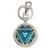 Monogram International - Keychains - Marvel - Pewter Iron Man ARC Reactor (Glow in The Dark) - Colored - 6 Pack