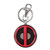Monogram International - Keychains - Marvel - Deadpool Logo Colored Pewter Key Ring - 6 Pack