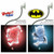 Neca - Scalers Collectible 3.75" Full Size Figures - Light-Up Batman And Harley Set - 2 Pack