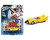 Johnny Lightning 1:64 Racer X Shooting Star (yellow) With Tin Speed Racer Silver Screen Machines- Diecast
