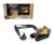 Bburago 1:50 Volvo Ec220e Excavator Yellow Construction- Diecast