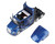 Diecast Masters 1:50 Kenworth T680 Cab Cerulean Blue Transport Series Limited Edition- Diecast