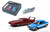 Grenlight 1:43 2-pack Fast & Furious 6 (2013) 1969 Dodge Daytona & 2000 Ford Escort (blue-red)- Diecast
