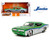 Jada 1:24 1969 Pontiac Gto Judge Green Silver Two-tone With Stripes Bigtime Muscle- Diecast