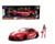 Jada 1:24 2020 Toyota Supra (red) & Miriya Sterling Figure Robotech Anime Hollywood Rides- Diecast