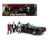 Jada 1:24 1966 Classic Tv Series Batmobile With Batman, Robin, Penguin, & Joker Figures Hollywood Rides- Diecast