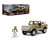 Jada 1:32 Guardians Of The Galaxy Groot & 1973 Ford Bronco (gold) Hollywood Rides- Diecast