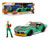 Jada 1:24 Cammy & 1969 Chevrolet Corvette Stingray Zl1 (green) Street Fighter- Diecast