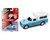 Johnny Lightning 1:64 Monopoly Water Works 1960 Studebaker With Camper And Exclusive Game Token White/blue Pop Culture 2023 Release 2- Diecast