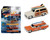 Johnny Lightning 1:64 Surf Rods 1950 Mercury Woody Wagon (dakota Gray) & 1959 Cadillac Ambulance (dull Red) 2-packs 2023 Release 2 Version B- Diecast