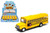 6.5 School Bus Yellow Display Tray Set Of 12- Diecast