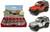 Kinsmart 1:34 2018 Jeep Wrangler Police & Firefighter 5 Display Tray Box Of 12- Diecast