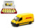 Kinsmart 1:48 Mercedes-benz Sprinter Dhl Edition 5 Display Tray Set Of 12- Diecast
