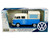 Motormax 1:24 Volkswagen Type 2 T1 Pickup Food Truck (cream/blue) M & J Toys Exclusive Platinum- Diecast