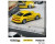 Tarmac Works 1:64 Schuco Porsche 911 Turbo Yellow- Diecast