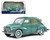 Solido 1:18 1951 Renault 4cv Convertible (green)- Diecast