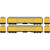 Athearn - HO ATH 60' Pullman Common Standard Postal Storage Car, MOW Yellow #111279/111280 (2) - -2590 Athearn - HO ATH 60' Pullman Common Standard Postal Storage Car, MOW Yellow #111279/111280 (2) - -2590
