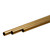 K & S Metals - Round Brass Tube: 4mm OD x 0.225mm Wall x 300mm Long - 9836
