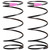 1UP Racing - X-Gear 13mm Buggy Front Springs, 3X Hard 6.00T Pink - 10517