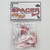 Team KNK - 60 Piece 3mm Aluminum Spacer Variety Pack - Red - SPVAR4