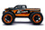 BlackZon - Slyder MT Turbo 1/16 4WD 2S Brushless Monster Truck -Orang - 540210