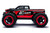 BlackZon - Slyder MT Turbo 1/16 4WD 2S Brushless Monster Truck - Red - 540211
