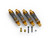 HPI Racing - Aluminum Oil-Filled Shock Set (Assembled / 4pcs), - 161150