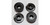Kyosho - M4 Aluminum Serrated Flange Nut, Black (4pcs) - AMR025BK Kyosho - M4 Aluminum Serrated Flange Nut, Black (4pcs) - AMR025BK