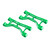 Power Hobby - 7075 Aluminum Rear Upper Arms Green, for Traxxas Mini Maxx - 7174GREEN Power Hobby - 7075 Aluminum Rear Upper Arms Green, for Traxxas Mini Maxx - 7174GREEN