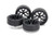Tamiya - Super Hard Small Diameter Low- Profile Tires (26mm) & Carbon - 15542