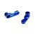 Jconcepts - RC10B7 aluminum steering bell cranks (Fits - JC assembly #5209) - blue  - 5188-1