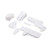 Losi - Body Panel Set, White: 22S Sprint - -1890