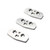 Team Losi Racing - Skid Plate Set, Adj Chassis, Steel: 8XT - -1227 Team Losi Racing - Skid Plate Set, Adj Chassis, Steel: 8XT - -1227