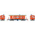 Athearn - HO GEN ICC Bay Window Caboose w/Lights & Sound, BO 'Chessie/BO CCH Caboose' #903747  - G-2401