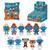 Monogram - 3D Foam Collectible Bag Clips - The Smurfs - S01 - 24pc Blind Bag Display - 24 Pack