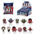 Monogram - 3D Foam Collectible Bag Clips - Marvel - Cap America Brave New World - S01 - 24pc Blind Bag Display - 24 Pack
