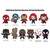 Monogram - 3D Foam Collectible Bag Clips - Marvel 85th Anniversary - 24pc Blind Bag Display - 24 Pack