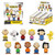 Monogram - 3D Foam Collectible Bag Clips - Peanuts - S01 - 24pc Blind Bag Display - 24 Pack