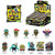 Monogram - 3D Foam Collectible Bag Clips - TMNT - S05 - 24pc Blind Bag Display - 24 Pack