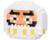 Nanoblock - Daruma(White)'Culture'Series - 20458