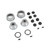 Pro-line Racing - Limited Edition Raid Bead-Loc Fr/Rr 2.2"/3.0" 12 & 14mm SC Wheels (2) Blk/Grey - 281106