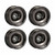 Hot Racing - Black Chrome Brass CL 9.3g Wheel - SCX30 - SXTY919H01