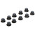 Losi - M3 Flanged Aluminum Lock Nuts, Black (10) - -3576