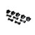 Losi - Rear Fender Pack, Black: Promoto-MX/SM - -3263
