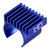 Hot Racing - Blue 9 Fin 030 Motor Heat Sink, SCX 24 30 - SXTY030H06